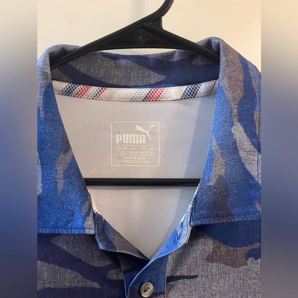 Puma Volition America Camo Polo Large - Picture 3 of 8